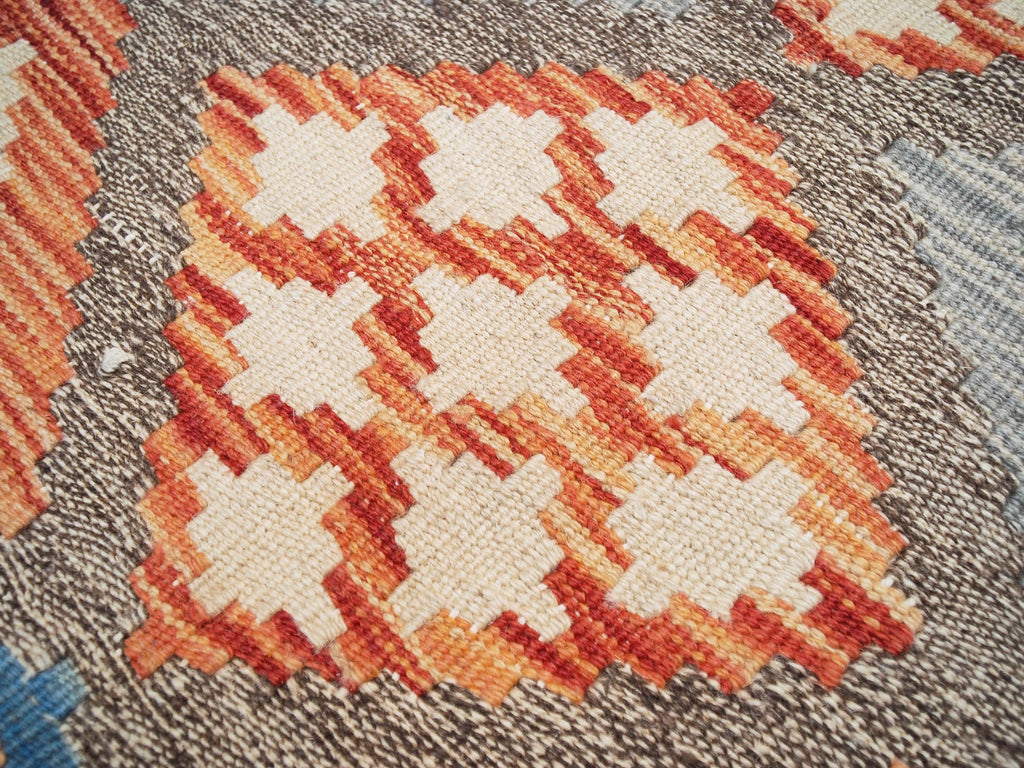 5x6 Ft Tribal Kilim Rug - Colorful Afghan Flat Weave