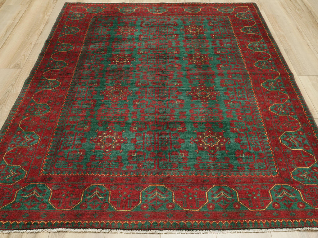 5x6 Ft Ersari Rug - Hand Knotted Oriental Rug - Turkmen Design