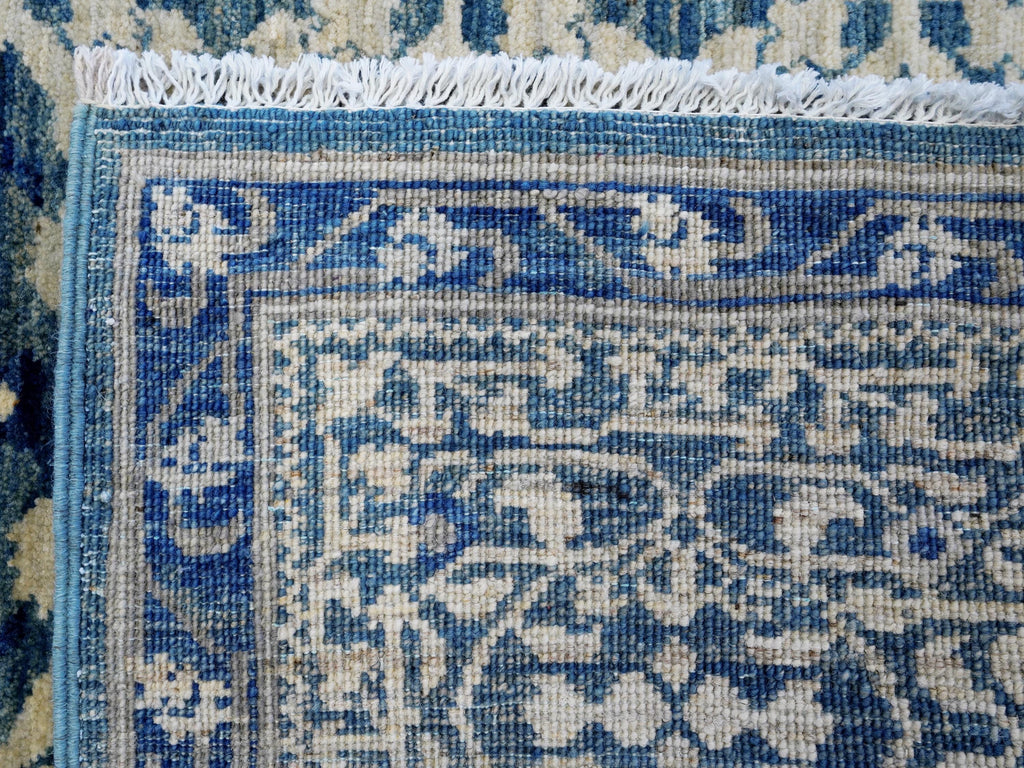6x9 Ft Blue Serapi Rug - Traditional Wool Rug - All Over Design