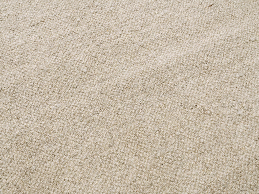 8x10 Ft Beige Kilim Rug - Handwoven Afghan Flatweave