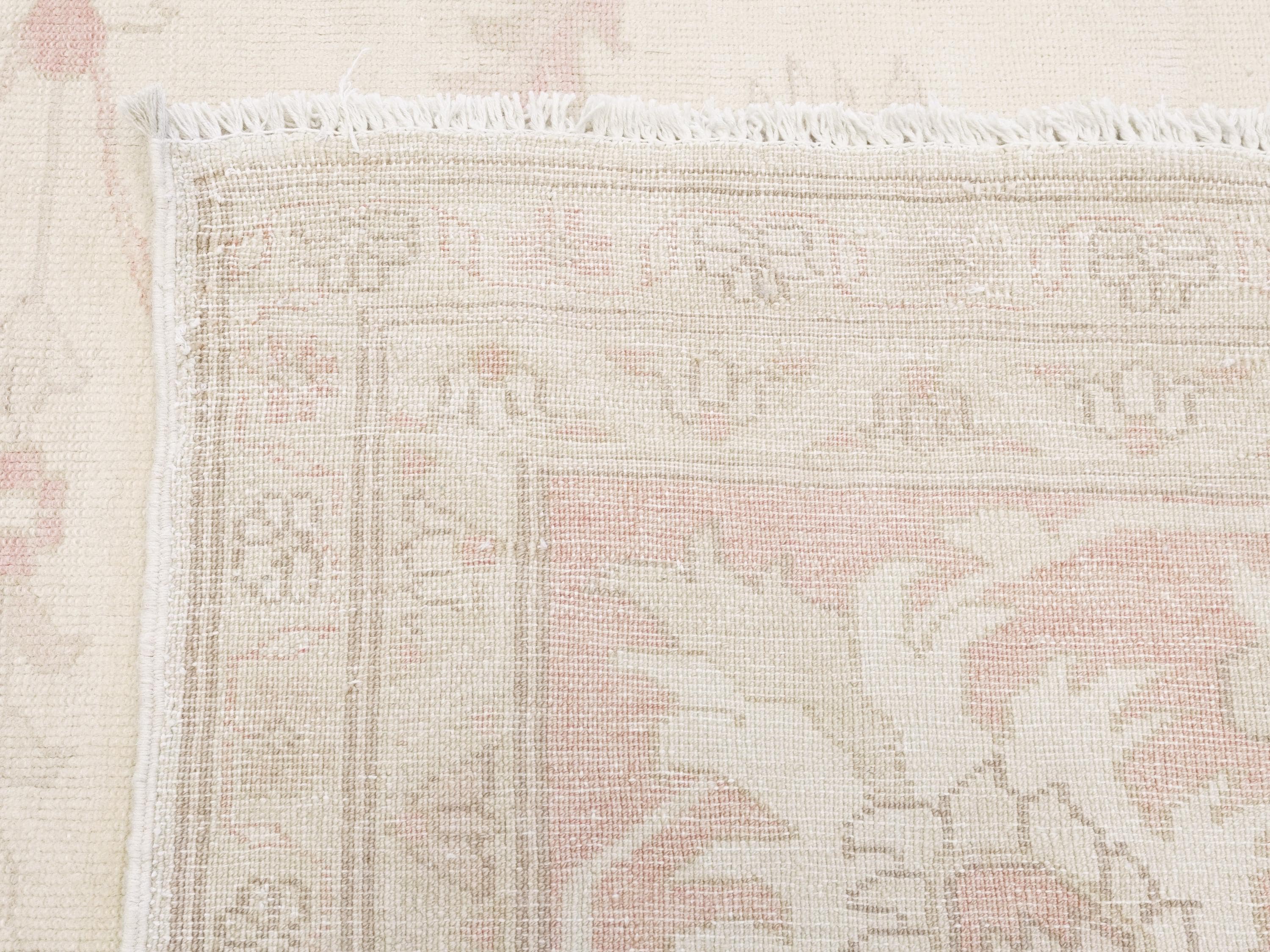10x14 Ft Pink Vintage Serapi Rug - Hand Knotted Afghan Rug