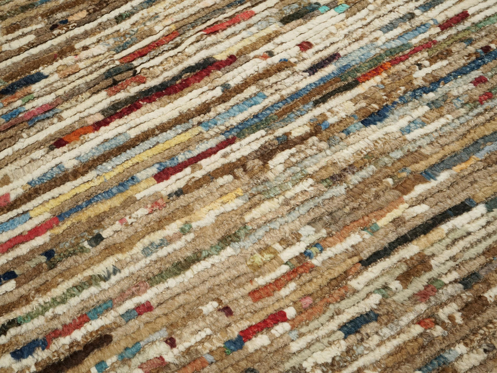 10 Ft Colorful Moroccan Runner Rug - Handmade Wool Runner