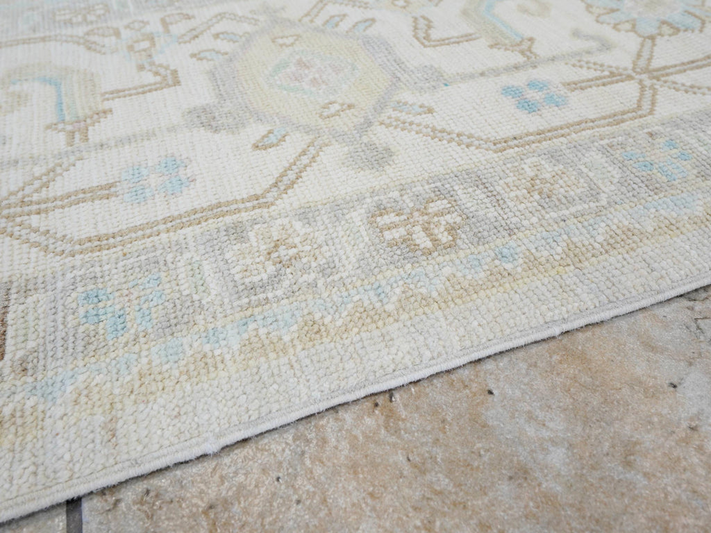 9x12 Ft Light Brown Oushak Rug - Handmade Area Rug