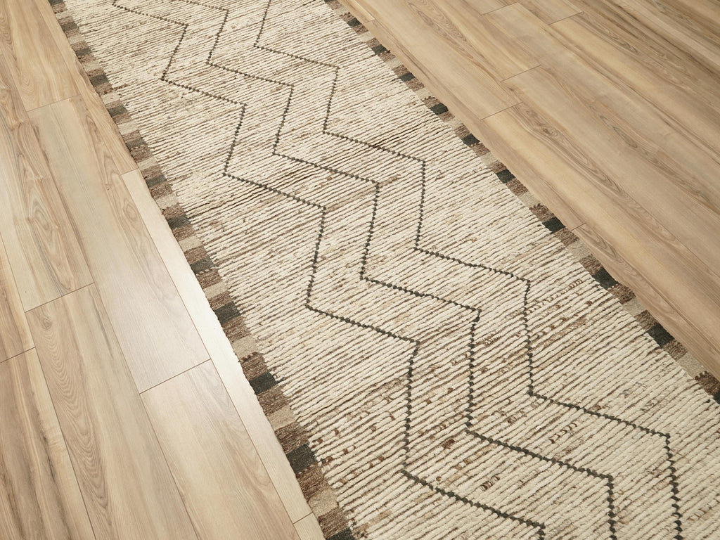 10 Ft Handmade Moroccan Runner Rug - Afghan Wool Rug