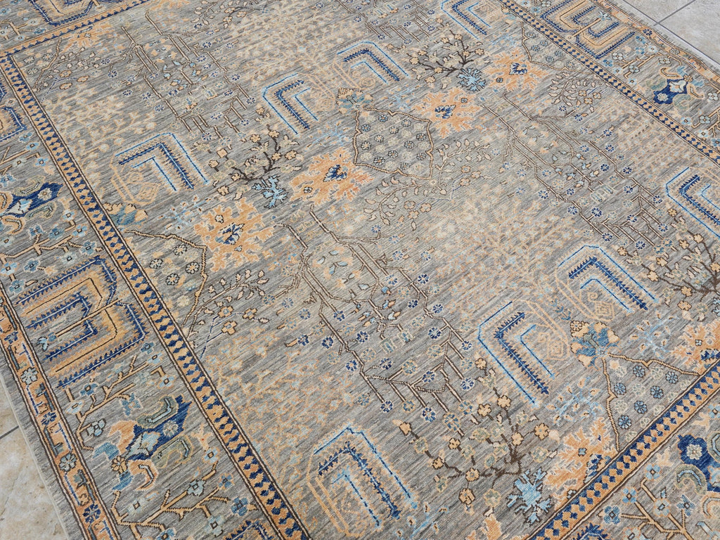 8x10 Ft Brown Serapi Rug - Hand Knotted Oriental Area Rug