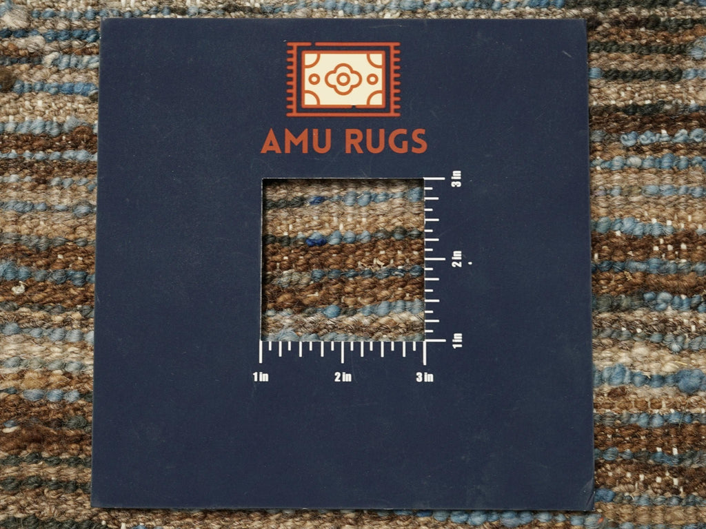 10 Ft Blue Moroccan Runner Rug - Afghan Wool Rug