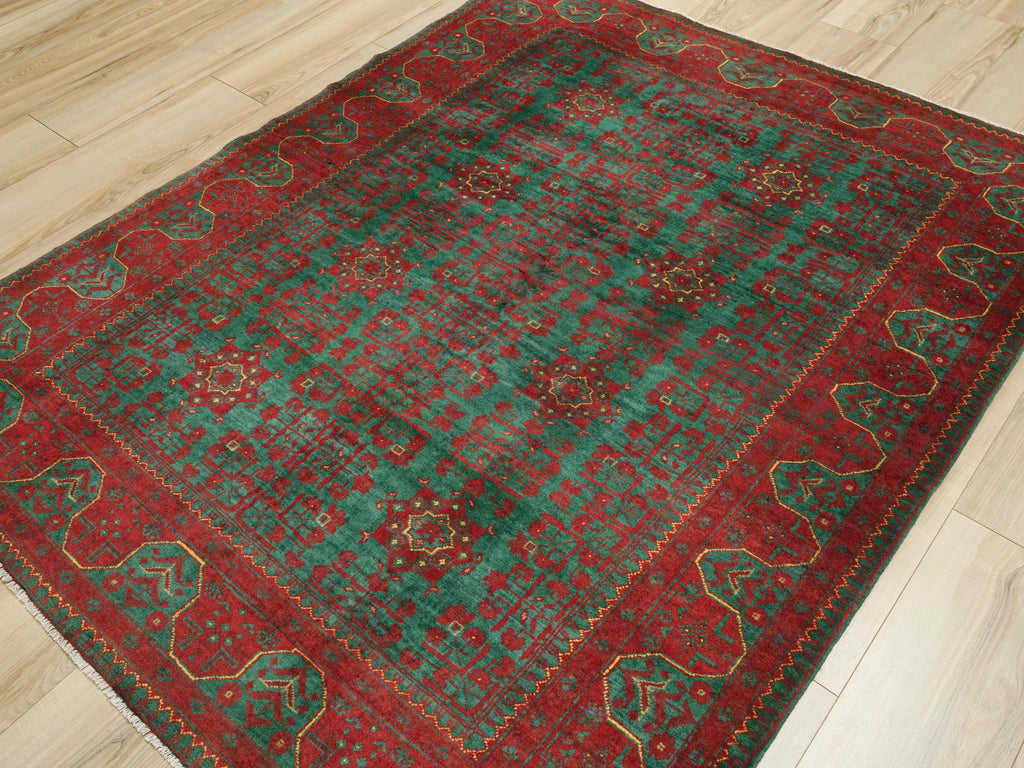 5x6 Ft Ersari Rug - Hand Knotted Oriental Rug - Turkmen Design