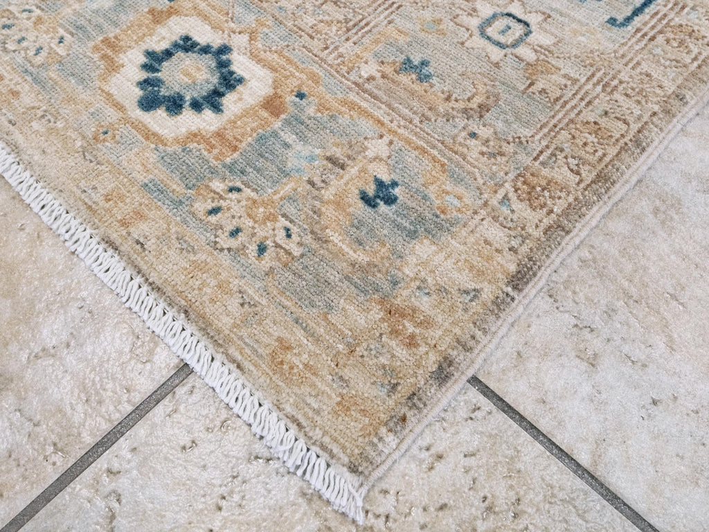 5x7 Ft Light Brown Serapi Rug - Hand Knotted Oriental Rug - Persian Style
