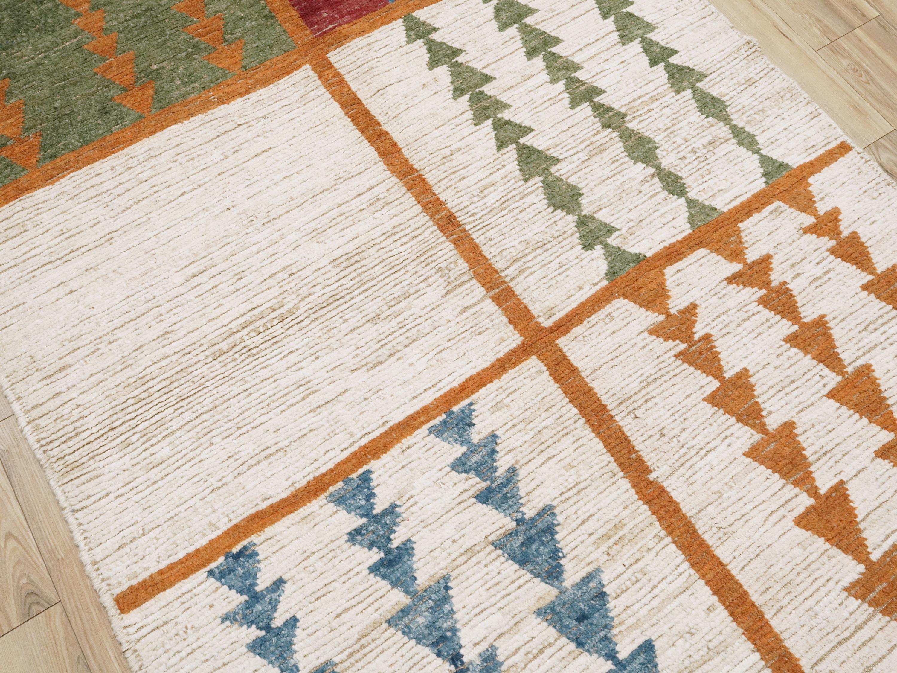 5x8 Ft Handmade Moroccan Rug - Afghan Area Rug