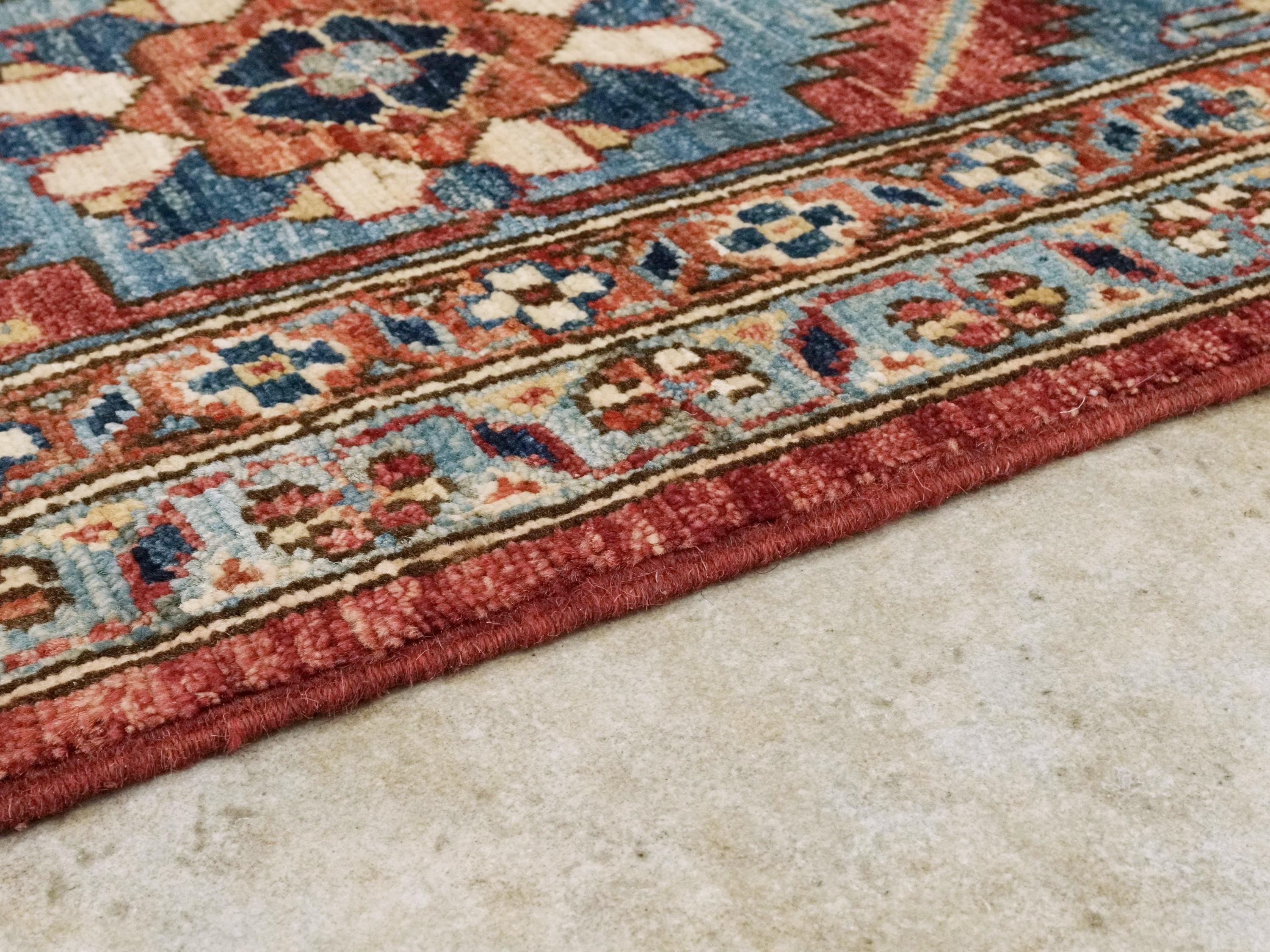 9x12 Ft Red Serapi Rug - Hand Knotted Afghan Area Rug
