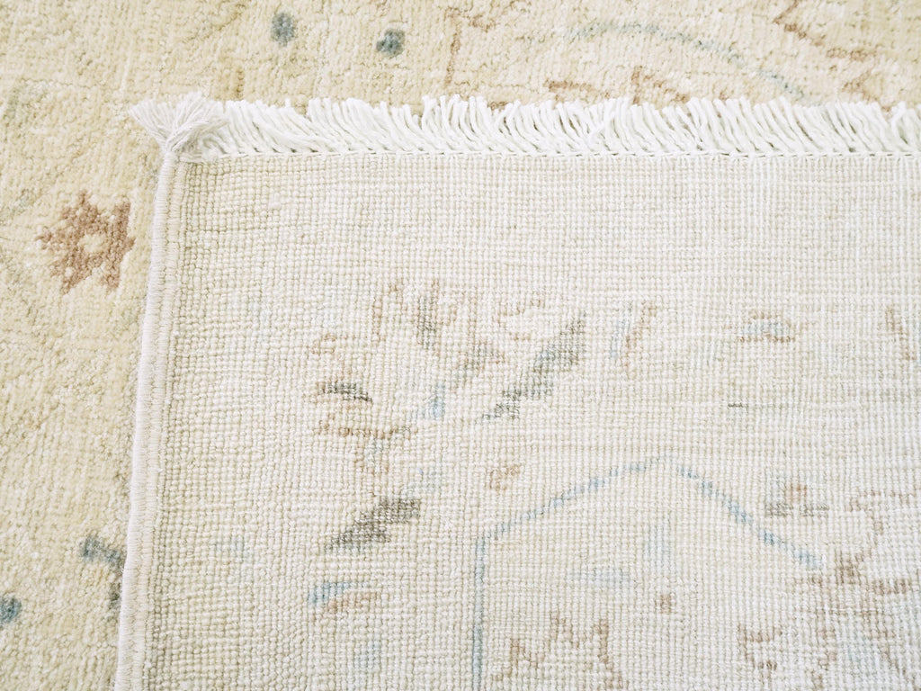 3x5 Ft Vintage White Serapi Rug - Afghan Handmade Area Rug