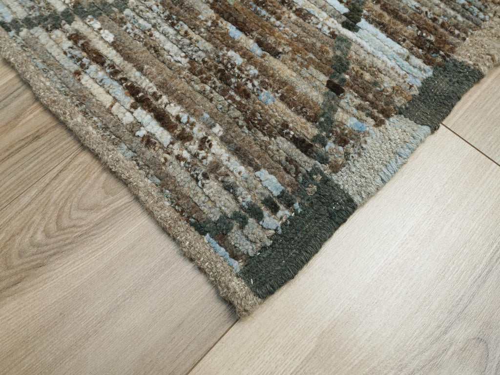 3x5 Ft Hand Knotted Coral Moroccan Rug - Afghan Wool Rug