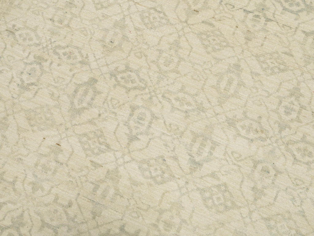 3x5 Ft White Heriz Rug - Ghazni Wool - Oriental Area Rug