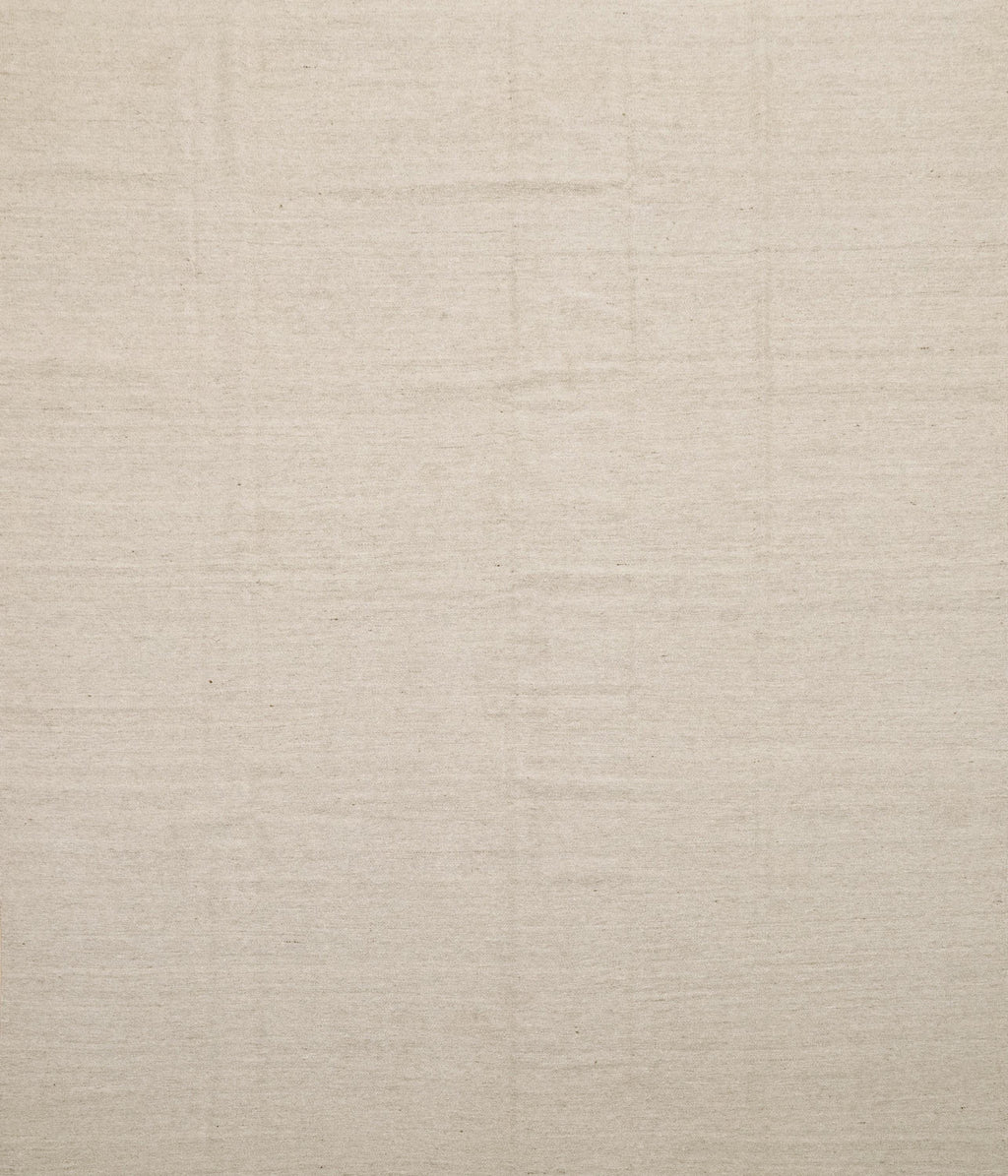8x10 Ft Beige Kilim Rug - Handwoven Afghan Wool Rug