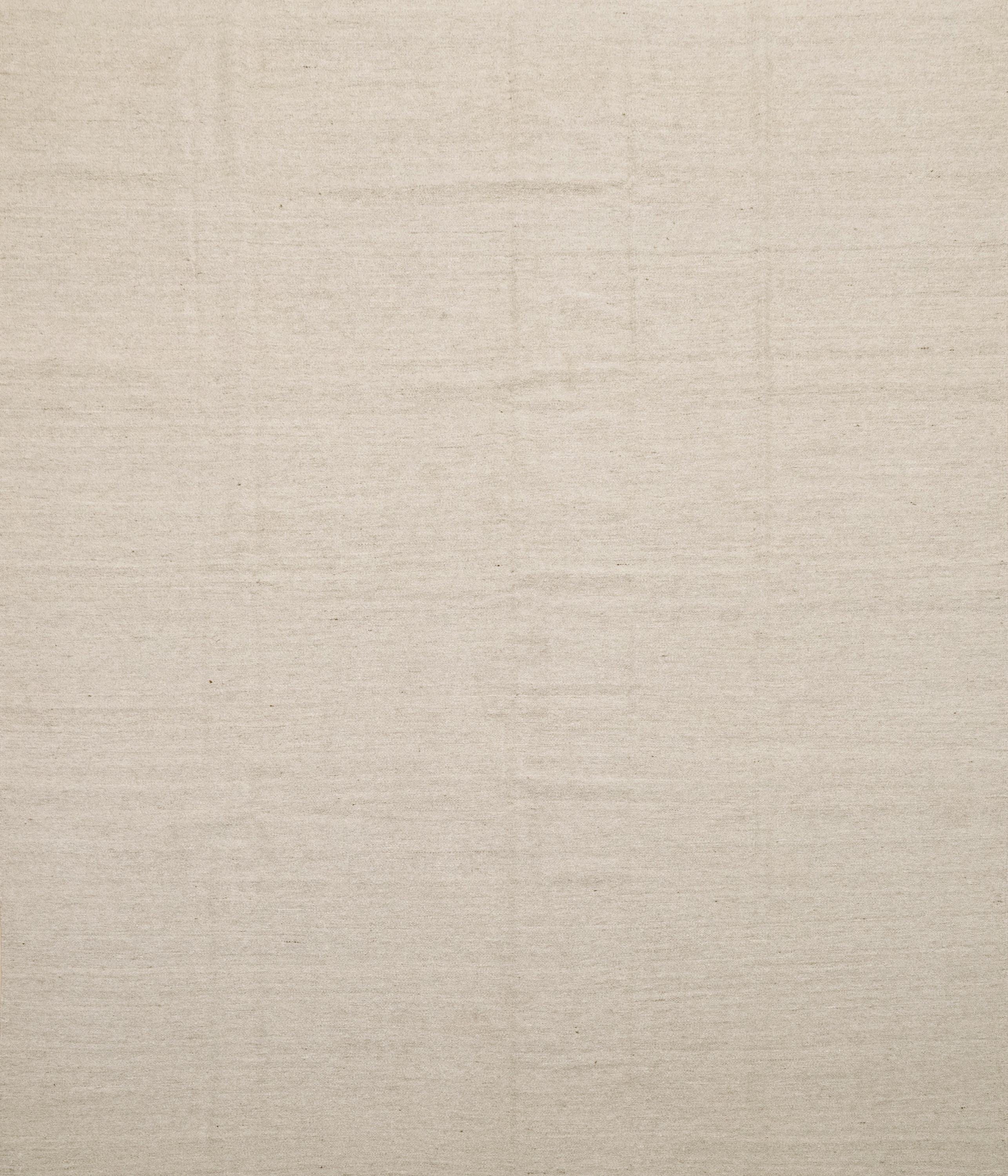 8x10 Ft Beige Kilim Rug - Handwoven Afghan Wool Rug