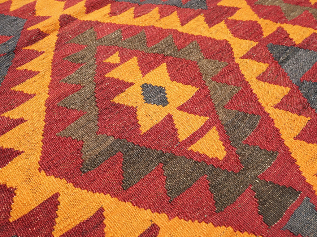 10x16 Ft Antique Red Kilim Rug - Afghan Tribal Rug