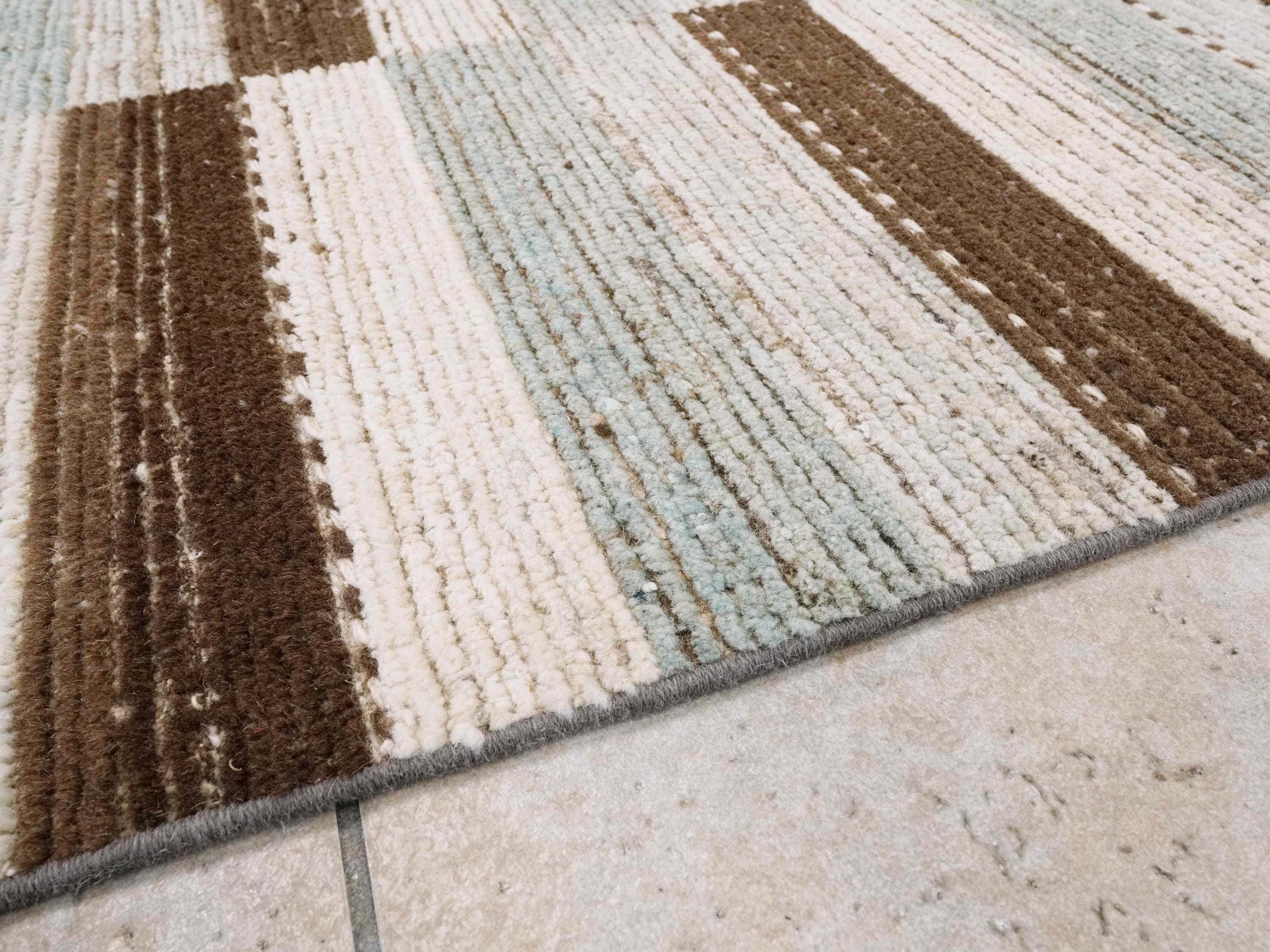 8x10 Ft Moroccan Wool Rug - Afghan Handmade Area Rug