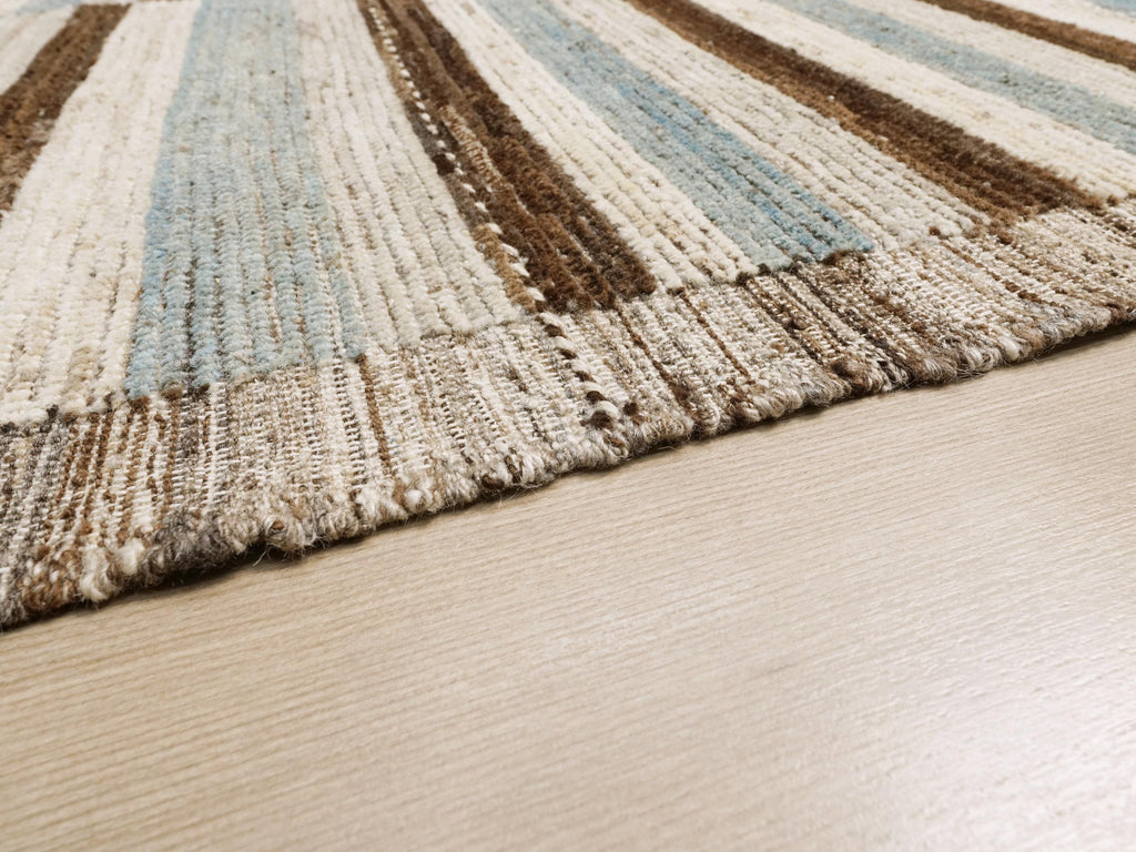 9x14 Ft Blue & Black Moroccan Rug - Afghan Wool Area Rug