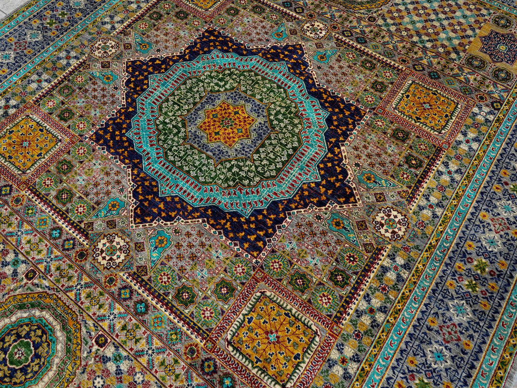 9x12 Ft Mamluk Rug - Afghan Oriental Area Rug