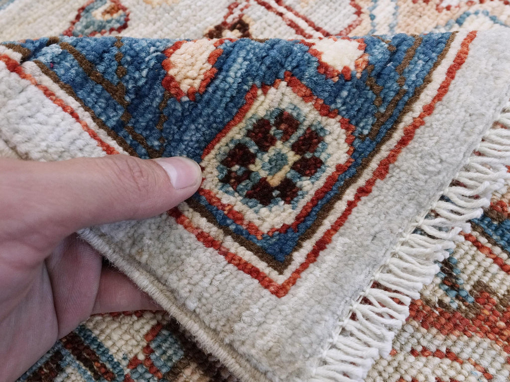 6x9 Ft Light Gray Serapi Rug - Oriental Area Rug - Persian Design