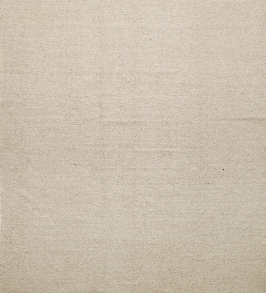 8x10 Ft Beige Kilim Rug - Handwoven Afghan Flatweave
