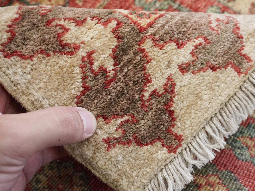 2x3 Ft Hand Knotted Red Bidjar Rug - Ghazni Wool Persian Rug