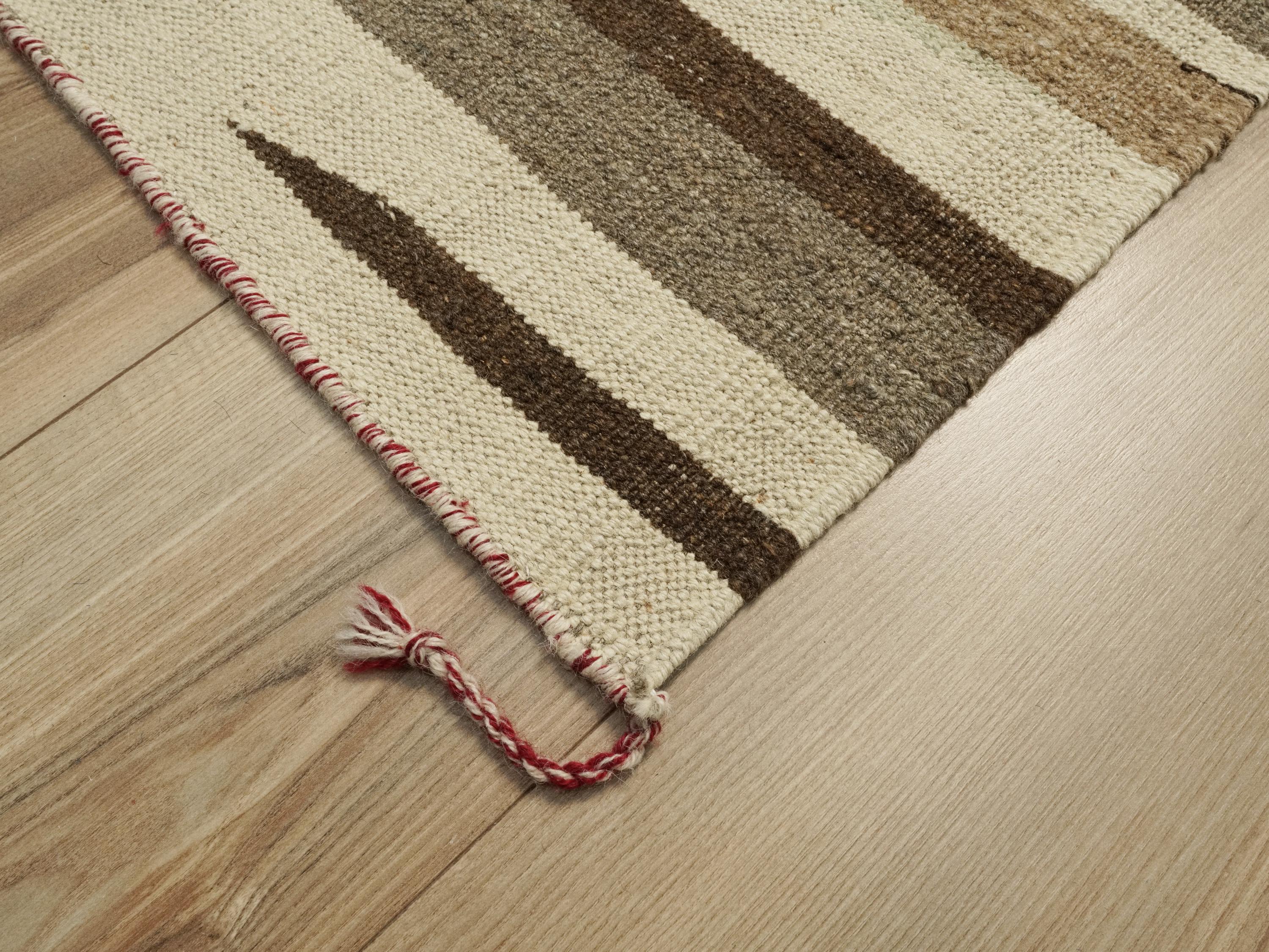8x10 Ft Kilim Rug - Flat Weave Afghan Rug