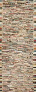 12 Ft Colorful Moroccan Runner Rug - Hand Knotted Wool Runner