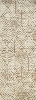 13 Ft Beige Moroccan Runner Rug - Afghan Tribal Rug