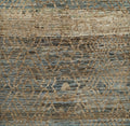 7x7 Ft Blue Moroccan Rug - Afghan Handmade Square Rug