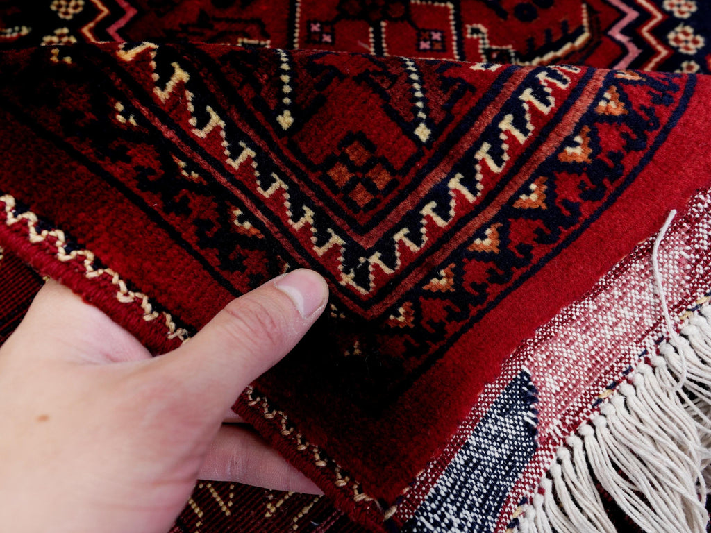 10x14 Ft Dark Red Bidjar Rug - Hand Knotted Oriental Rug