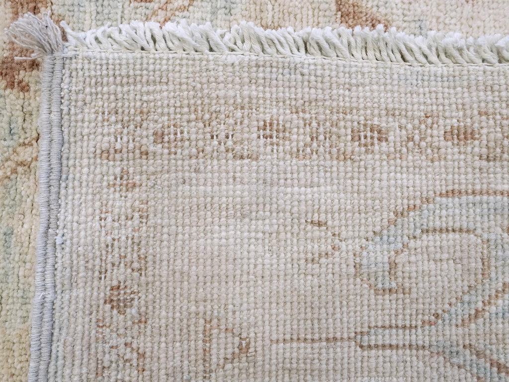 5x12 Ft White Serapi Runner Rug - Afghan Handmade Wool Hallway Rug