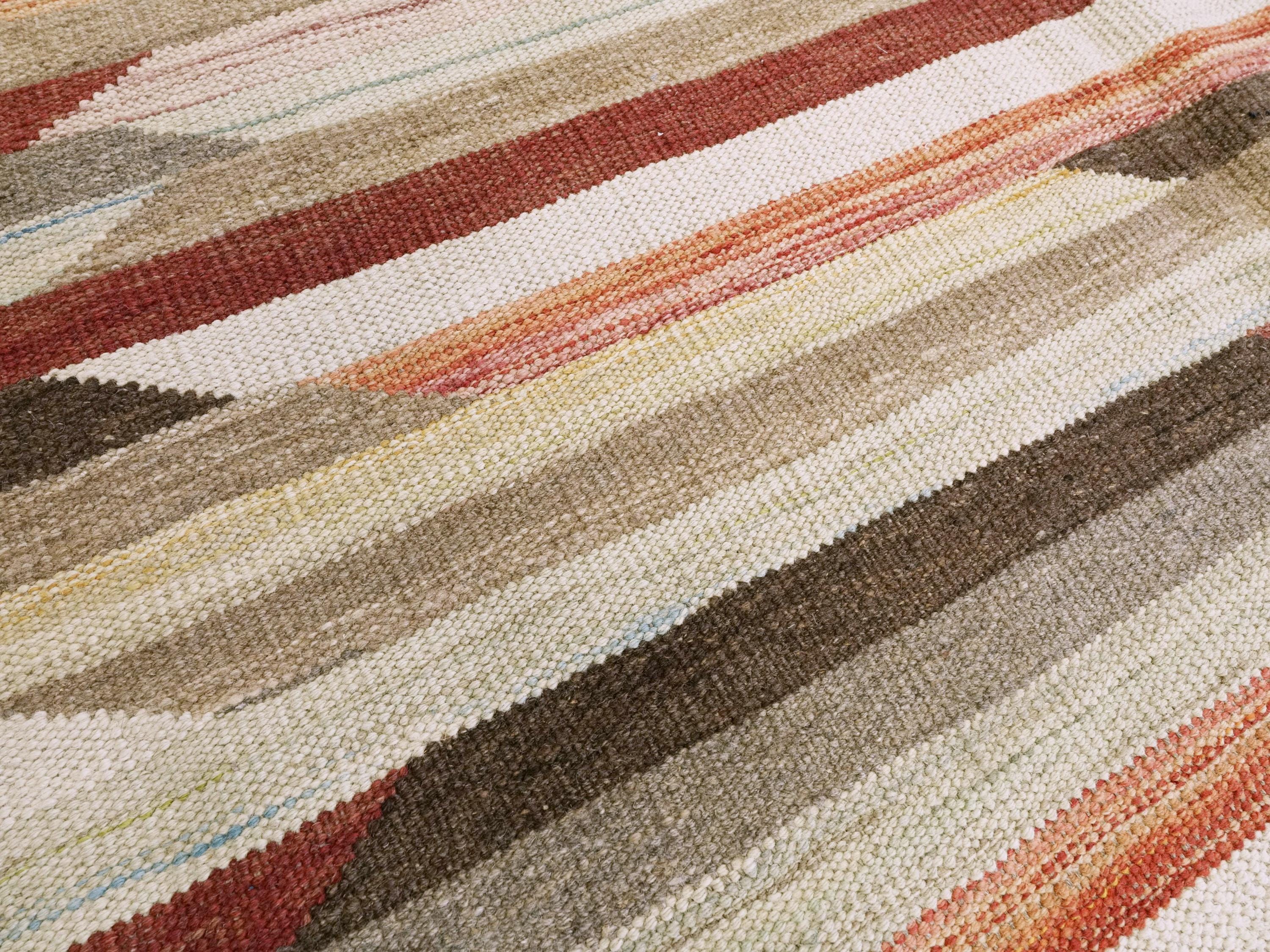 Large 9x12 Kilim Rug – Handwoven Flatweave Wool Area Rug