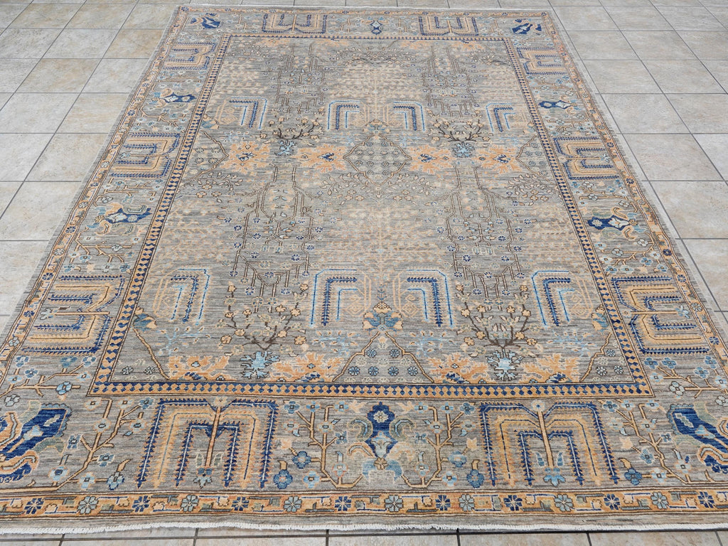 8x10 Ft Brown Serapi Rug - Hand Knotted Oriental Area Rug