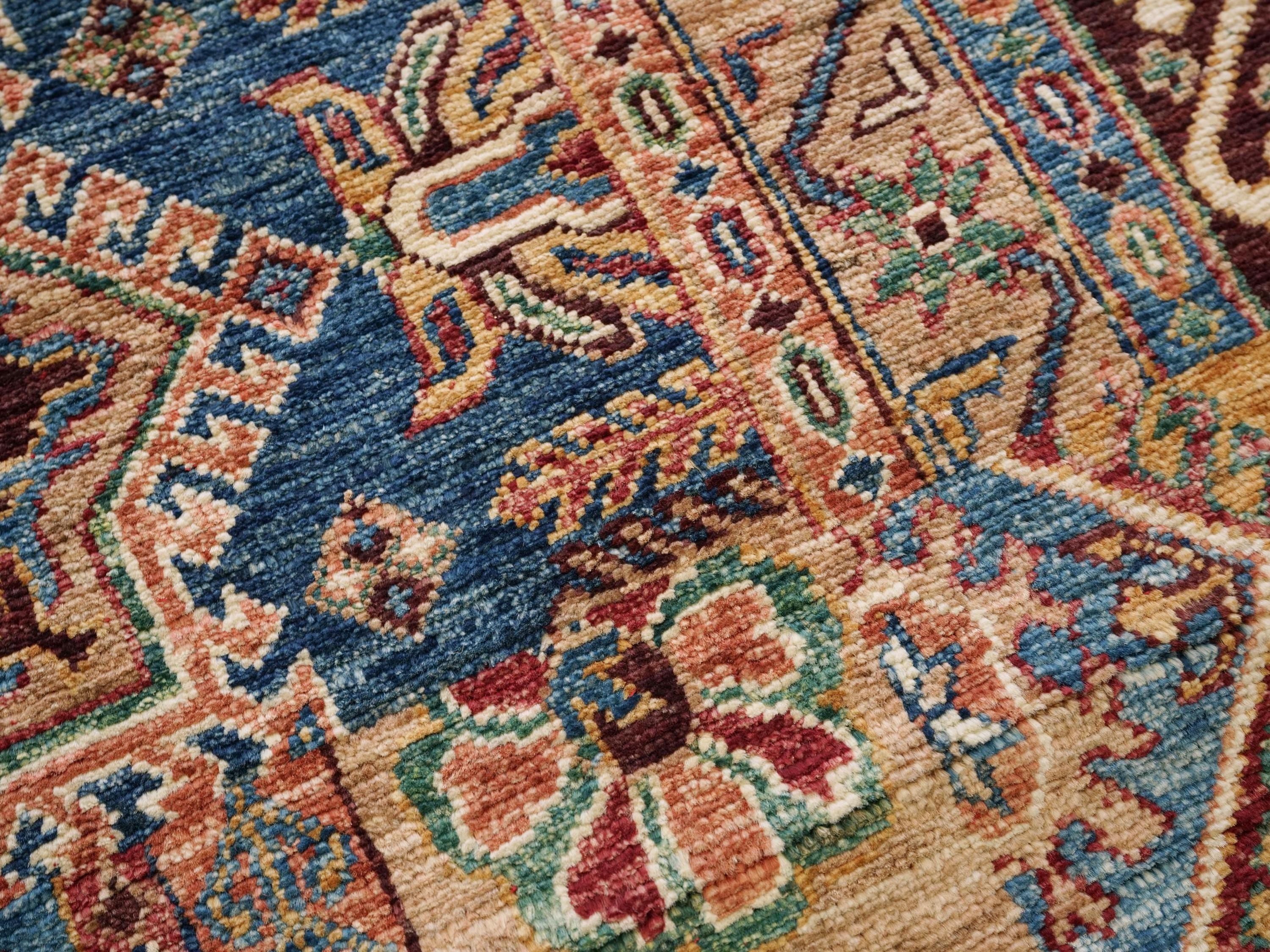 3x5 Ft Hand Knotted Red Gabbeh Rug - Oriental Rug
