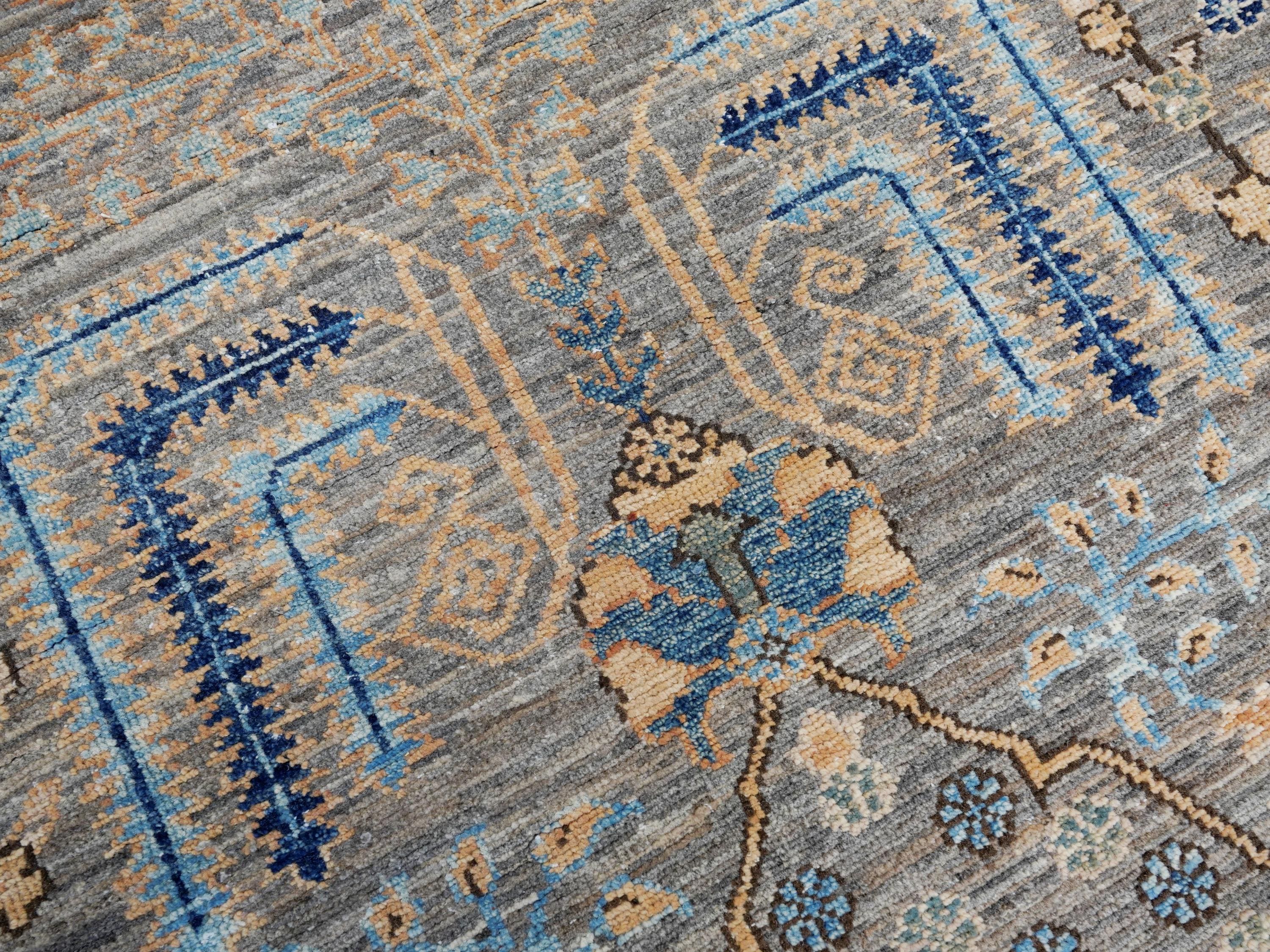 8x10 Ft Brown Serapi Rug - Hand Knotted Oriental Area Rug