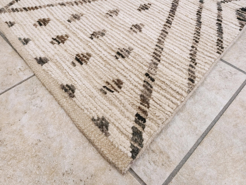 13x16 Ft Beige Moroccan Rug - Afghan Wool Area Rug - Oversize