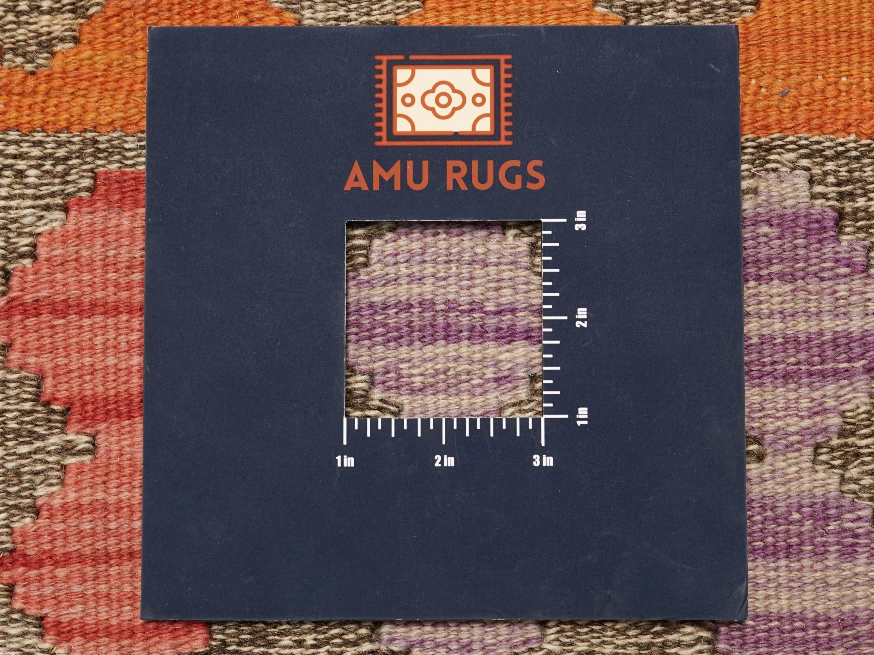 6x8 Ft Red Wool Kilim Rug - Traditional Afghan Rug