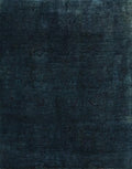 6x8 Ft Dark Blue Serapi Rug - Handmade Afghan Wool Area Rug - Over Dyed