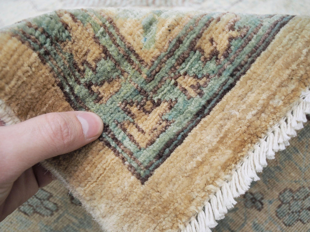 8x10 Ft Light Green Mamluk Rug - Wool Oriental Rug