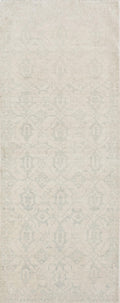 2x6 Ft Hand Knotted Heriz Rug - Beige Afghan Wool Runner