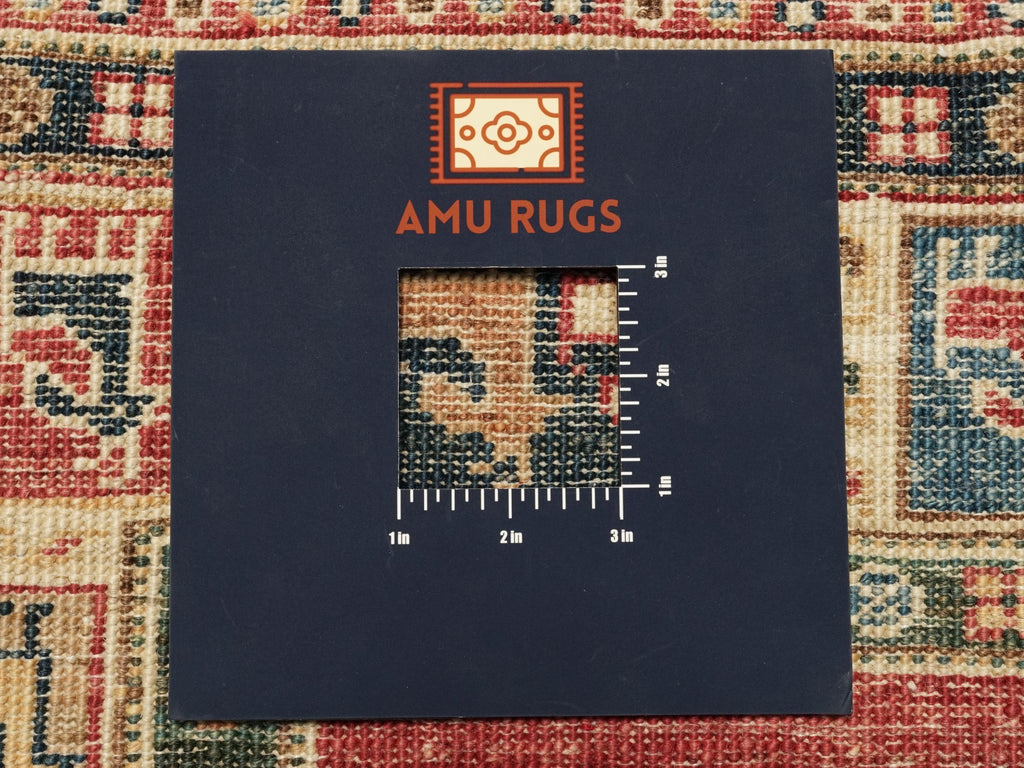 3x5 Ft Orange Heriz Rug - Afghan Wool Animal Rug