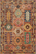 3x5 Ft Brown Heriz Rug - Afghan Handmade Area Rug