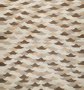 8x10 Ft Brown Kilim Rug - Flat Weave Area Rug