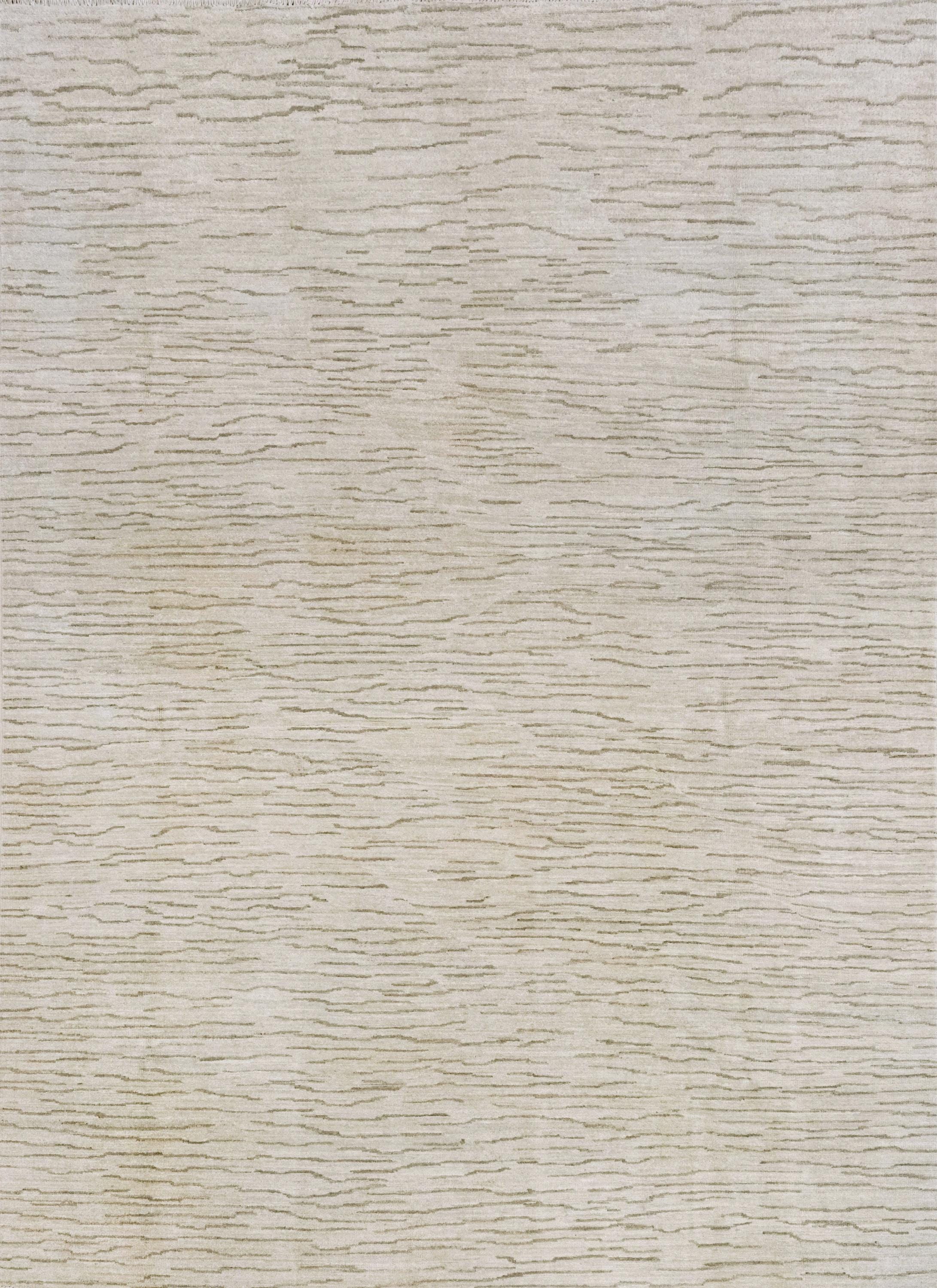 6x9 Ft Beige Gabbeh Rug - Afghan Wool Area Rug - Contemporary Design