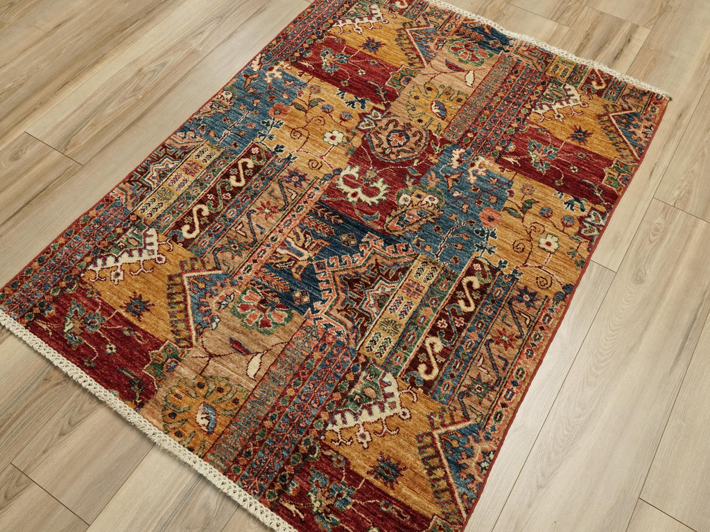 3x5 Ft Gabbeh Rug - Handmade Oriental Area Rug