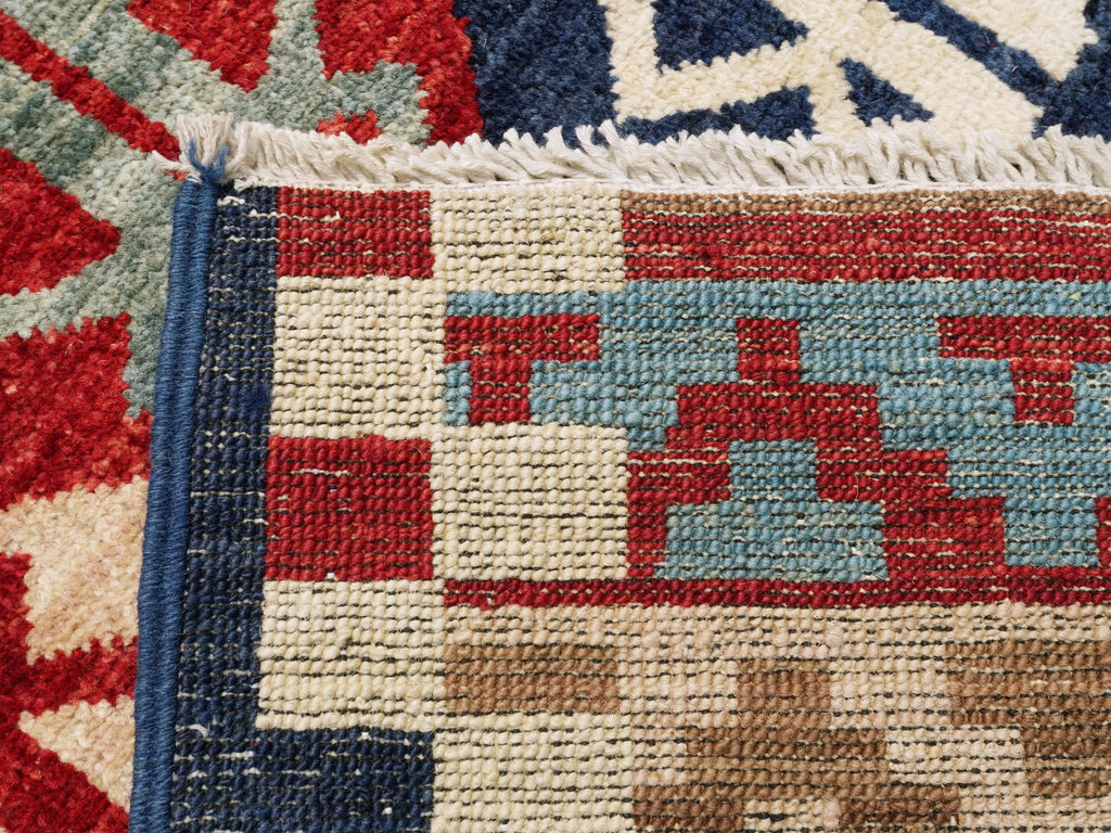 7x10 Ft Red Gabbeh Rug - Hand Knotted Tribal Area Rug