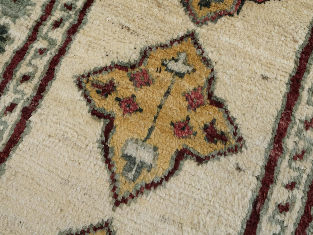 2x3 Ft Hand Knotted Gabbeh Rug - Beige Tribal Doormat