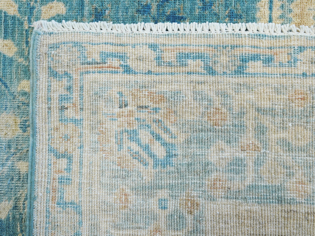 5x6 Ft Blue Serapi Rug - Hand Knotted Oriental Antique Rug - Persian Style