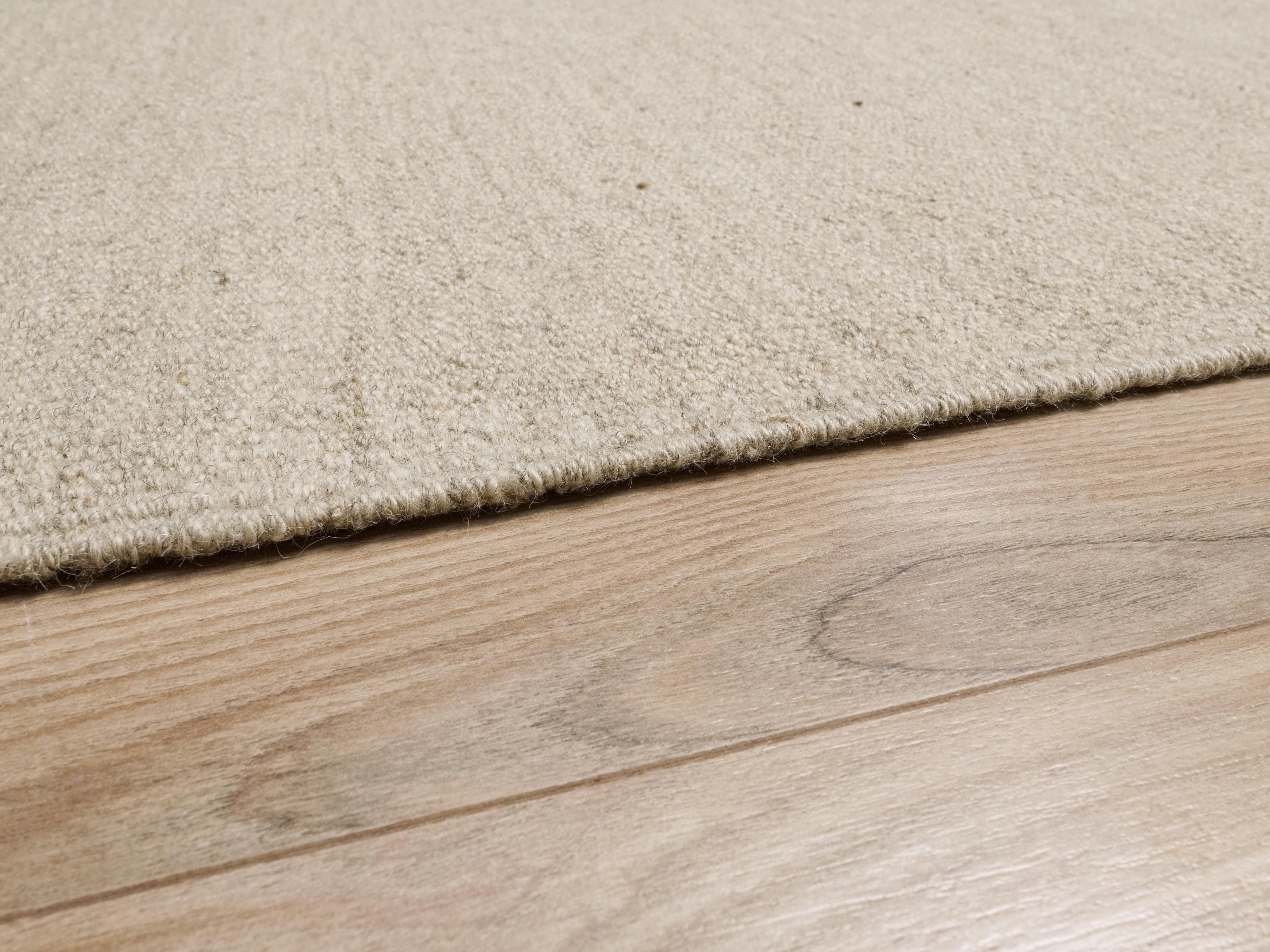 8x10 Ft Beige Kilim Rug - Handwoven Afghan Wool Rug